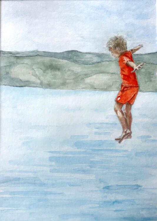 Thomas springt (Els)